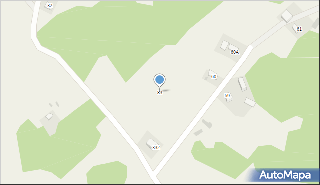 Siedliska, Siedliska, 83, mapa Siedliska