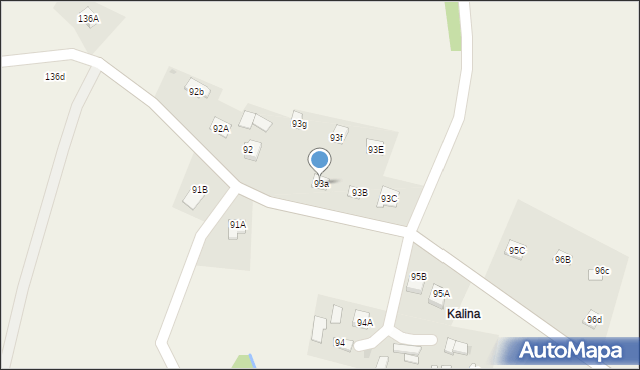 Siedliska, Siedliska, 93a, mapa Siedliska