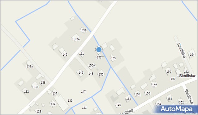 Siedliska, Siedliska, 152, mapa Siedliska