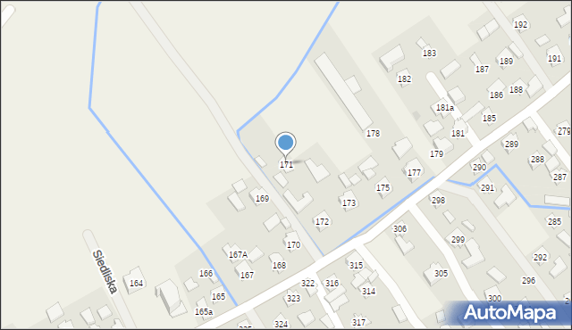 Siedliska, Siedliska, 171, mapa Siedliska