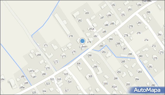 Siedliska, Siedliska, 177, mapa Siedliska