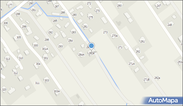 Siedliska, Siedliska, 282a, mapa Siedliska