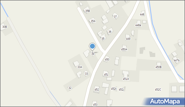 Siedliska, Siedliska, 34, mapa Siedliska