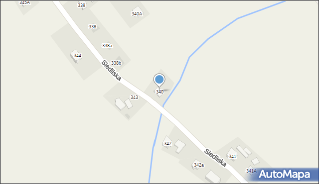 Siedliska, Siedliska, 340, mapa Siedliska