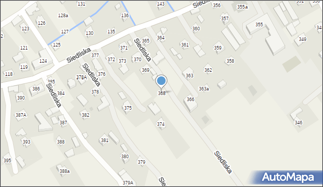 Siedliska, Siedliska, 368, mapa Siedliska