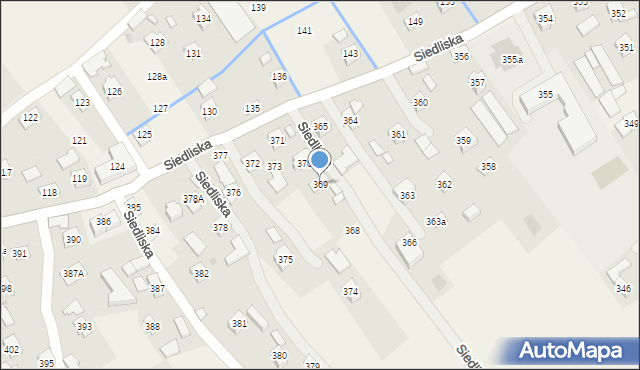 Siedliska, Siedliska, 369, mapa Siedliska