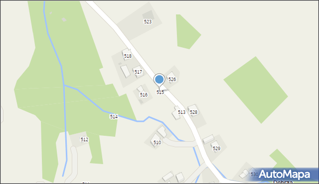 Siedliska, Siedliska, 515, mapa Siedliska