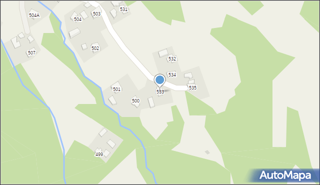 Siedliska, Siedliska, 533, mapa Siedliska