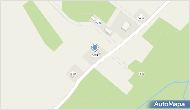 Siedliska, Siedliska, 538A, mapa Siedliska