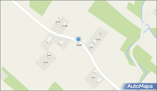 Siedliska, Siedliska, 544A, mapa Siedliska