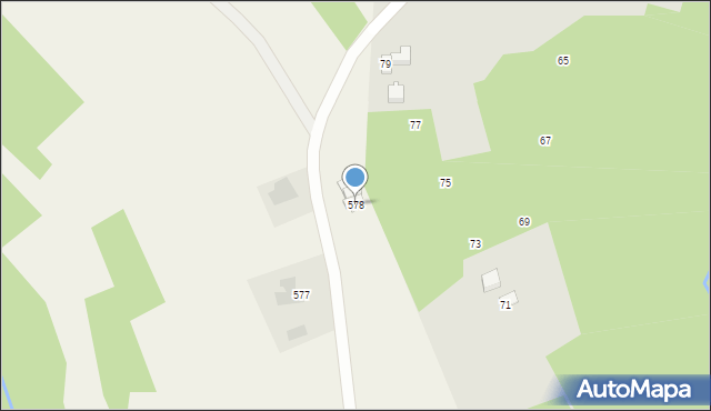 Siedliska, Siedliska, 578, mapa Siedliska