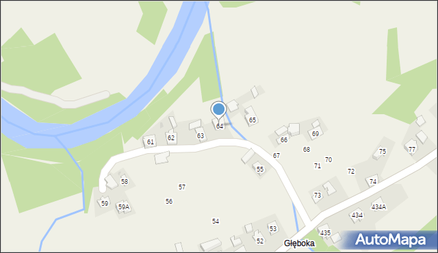 Siedliska, Siedliska, 64, mapa Siedliska