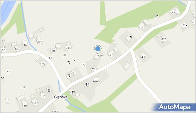 Siedliska, Siedliska, 75, mapa Siedliska