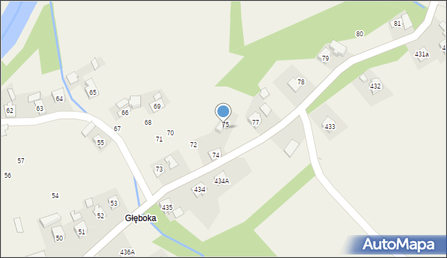 Siedliska, Siedliska, 76, mapa Siedliska