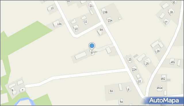 Siedliska, Siedliska, 9, mapa Siedliska