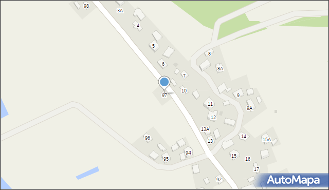 Siedliska, Siedliska, 97, mapa Siedliska
