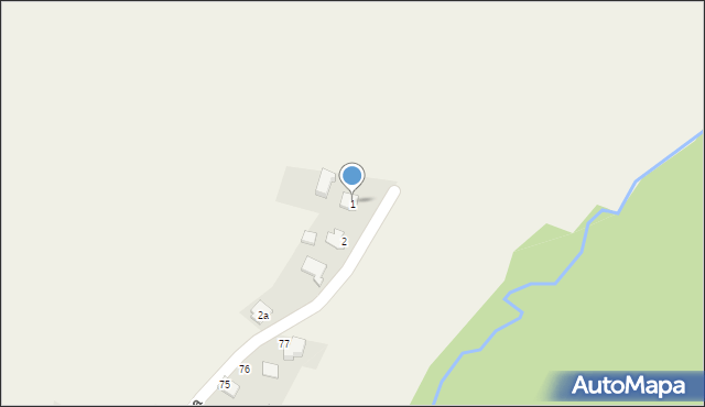 Siedliska, Siedliska, 1, mapa Siedliska