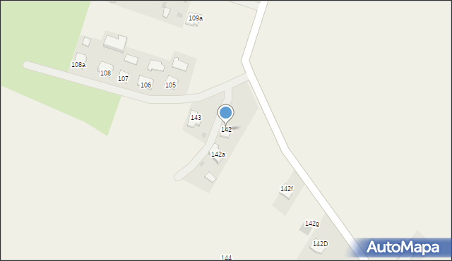 Siedliska, Siedliska, 142, mapa Siedliska