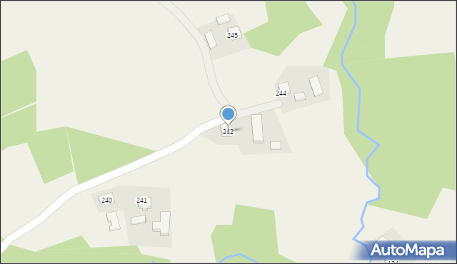 Siedliska, Siedliska, 242, mapa Siedliska