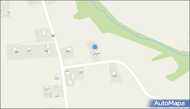 Siedliska, Siedliska, 271, mapa Siedliska