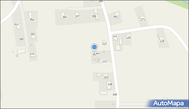 Siedliska, Siedliska, 417, mapa Siedliska