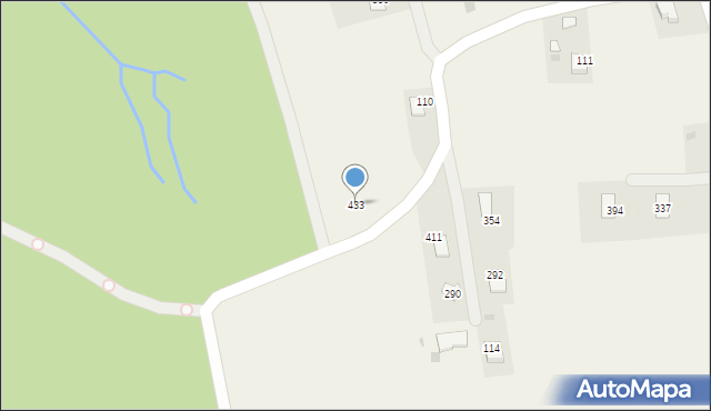 Siedliska, Siedliska, 433, mapa Siedliska