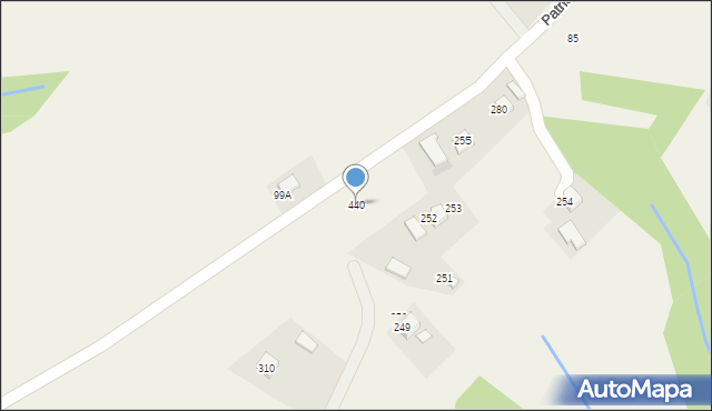 Siedliska, Siedliska, 440, mapa Siedliska