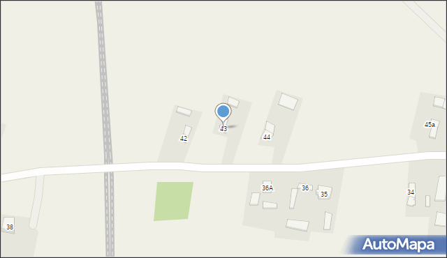 Siedliska, Siedliska, 43, mapa Siedliska