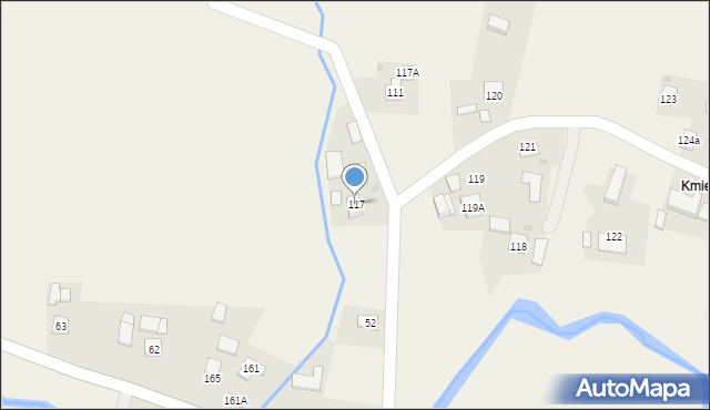 Siedliska-Bogusz, Siedliska-Bogusz, 117, mapa Siedliska-Bogusz