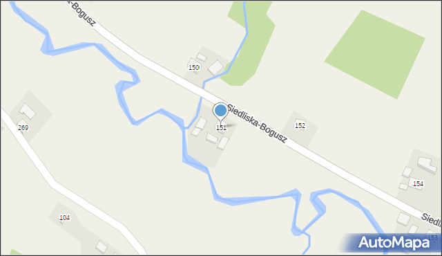 Siedliska-Bogusz, Siedliska-Bogusz, 151, mapa Siedliska-Bogusz