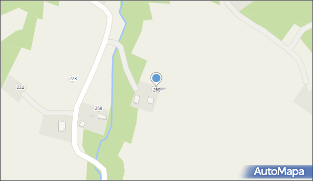 Siedliska-Bogusz, Siedliska-Bogusz, 260, mapa Siedliska-Bogusz