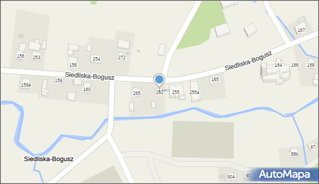 Siedliska-Bogusz, Siedliska-Bogusz, 262, mapa Siedliska-Bogusz
