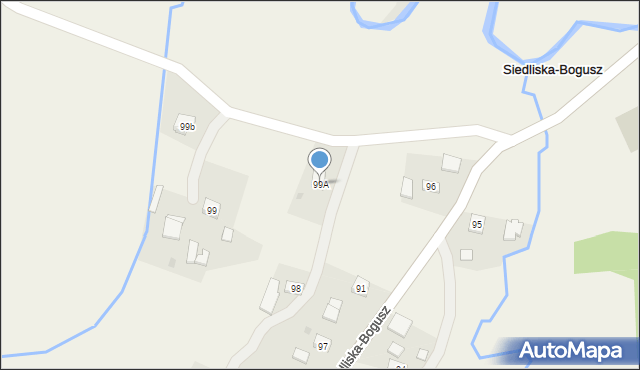 Siedliska-Bogusz, Siedliska-Bogusz, 99A, mapa Siedliska-Bogusz