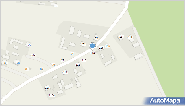 Siedliska Pierwsze, Siedliska Pierwsze, 114, mapa Siedliska Pierwsze