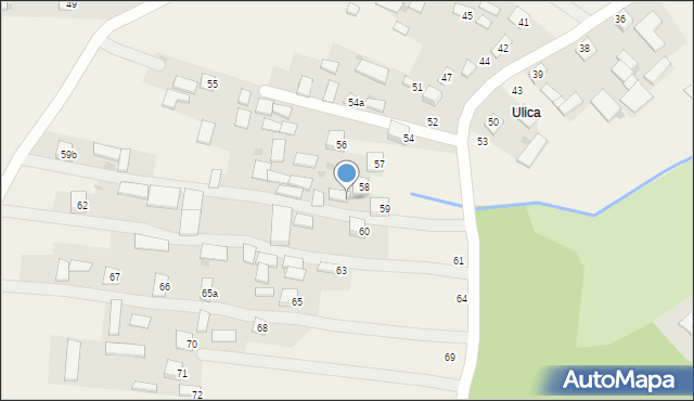 Siedliska Pierwsze, Siedliska Pierwsze, 59a, mapa Siedliska Pierwsze