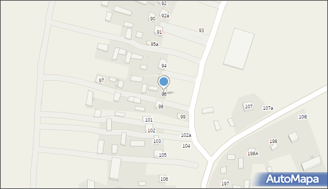Siedliska Pierwsze, Siedliska Pierwsze, 96, mapa Siedliska Pierwsze