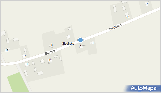 Siedlisko, Siedlisko, 6, mapa Siedlisko