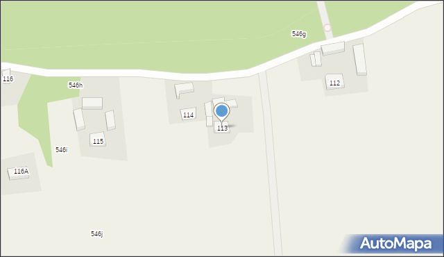 Siedlisko, Siedlisko, 113, mapa Siedlisko