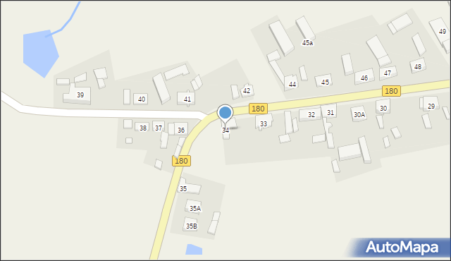 Siedlisko, Siedlisko, 34, mapa Siedlisko