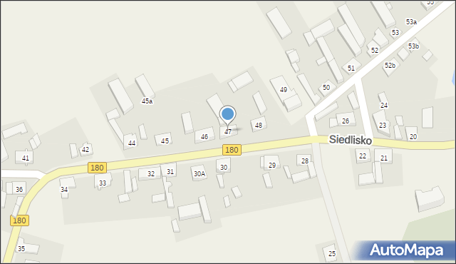 Siedlisko, Siedlisko, 47, mapa Siedlisko
