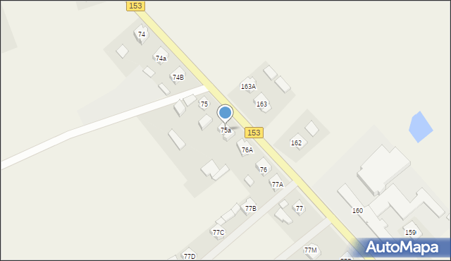 Siedlisko, Siedlisko, 75a, mapa Siedlisko