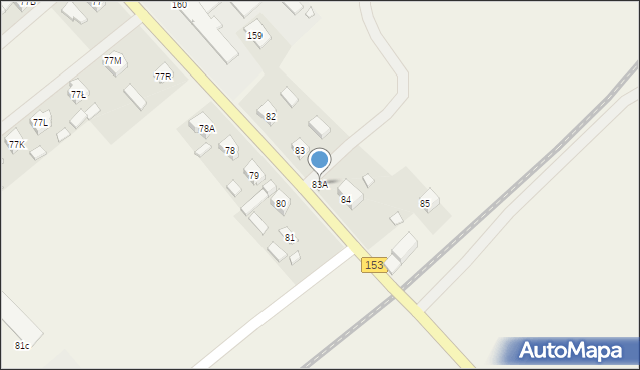 Siedlisko, Siedlisko, 83A, mapa Siedlisko