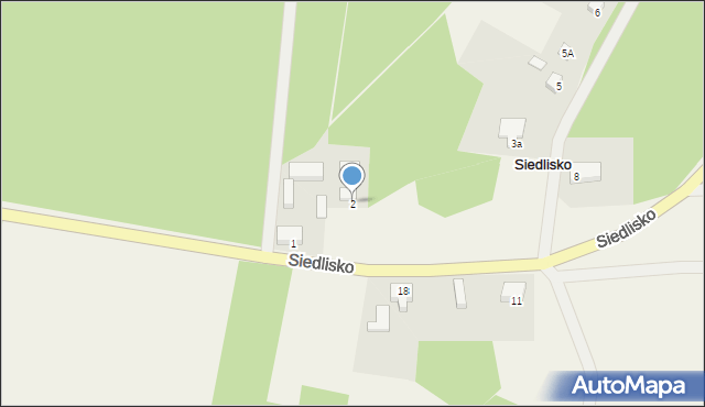 Siedlisko, Siedlisko, 2, mapa Siedlisko