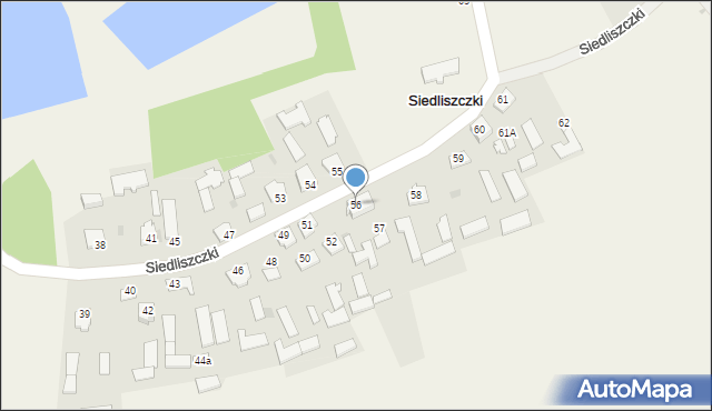 Siedliszczki, Siedliszczki, 56, mapa Siedliszczki