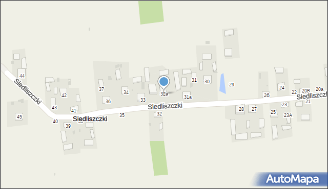 Siedliszczki, Siedliszczki, 32a, mapa Siedliszczki