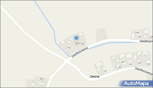 Siedliszowice, Siedliszowice, 93, mapa Siedliszowice