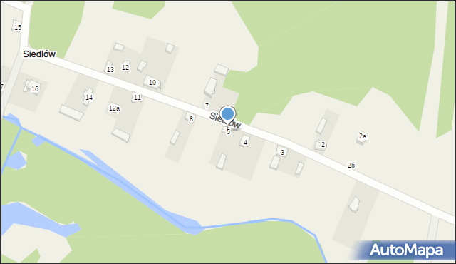 Siedlów, Siedlów, 5, mapa Siedlów