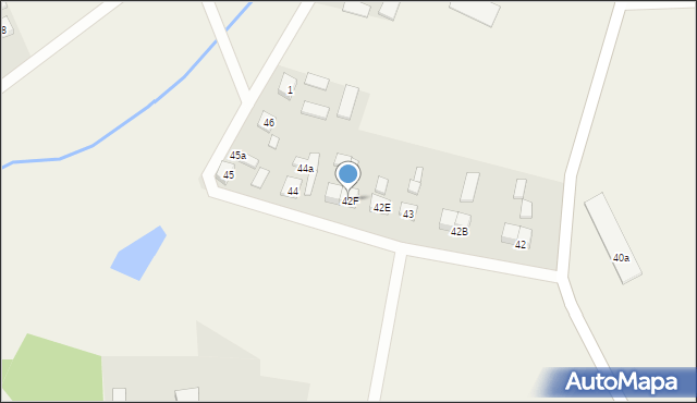 Siedzów, Siedzów, 42F, mapa Siedzów