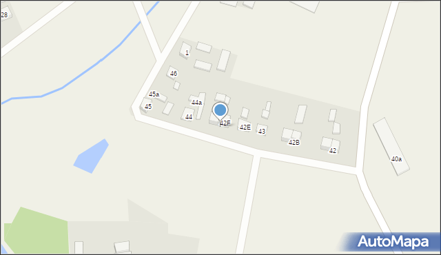 Siedzów, Siedzów, 43A, mapa Siedzów