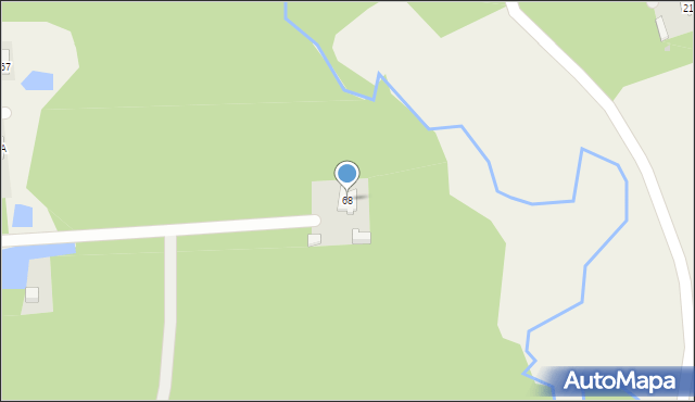 Sięganów, Sięganów, 68, mapa Sięganów